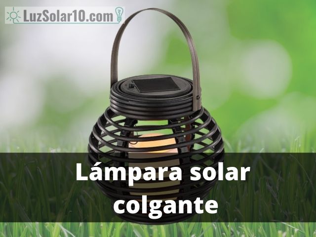 Lámpara solar colgante