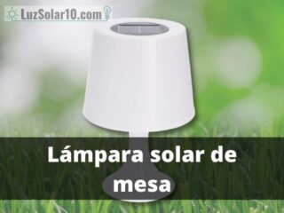 Lámpara solar de mesa