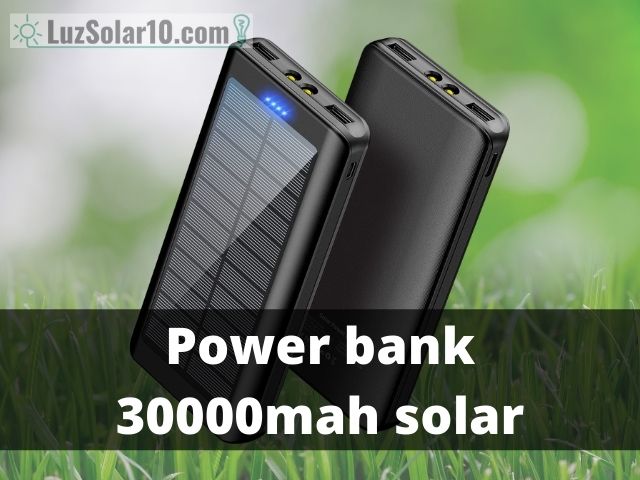 Power bank 30000mah solar